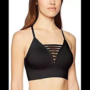 Betsey Johnson Seamless Sports Bra Black Size XL